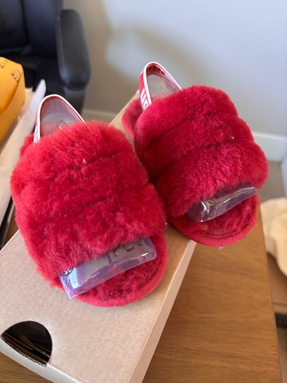 Red slipper Uggs